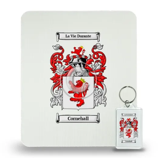 Cornehall Mouse Pad and Keychain Combo Package