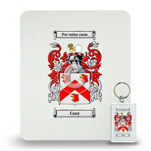 Cosy Mouse Pad and Keychain Combo Package