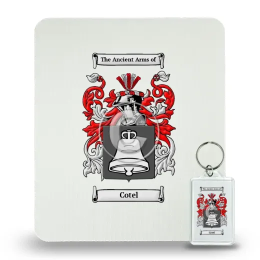 Cotel Mouse Pad and Keychain Combo Package