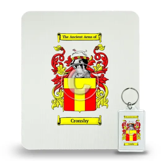Cronshy Mouse Pad and Keychain Combo Package
