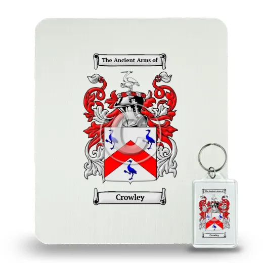 Crowley Mouse Pad and Keychain Combo Package
