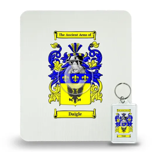 Daigle Mouse Pad and Keychain Combo Package