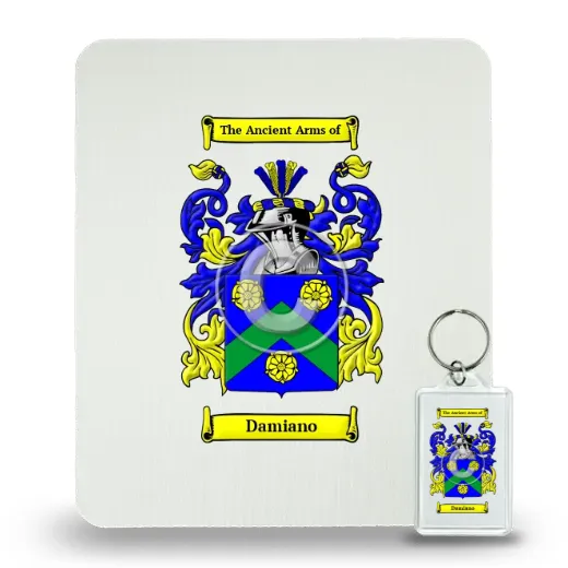 Damiano Mouse Pad and Keychain Combo Package