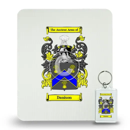Danison Mouse Pad and Keychain Combo Package