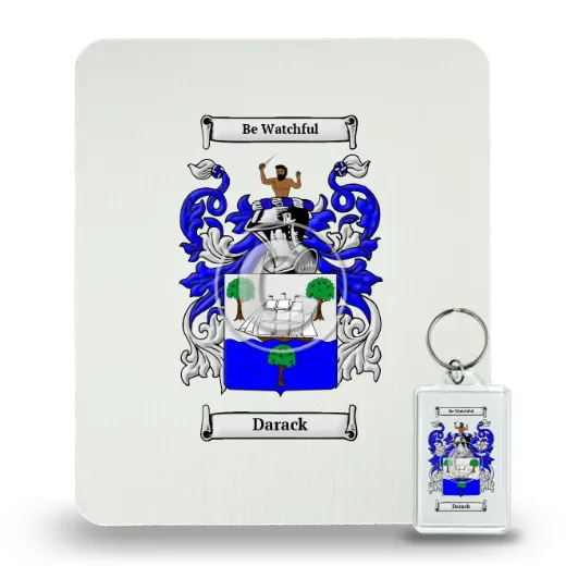 Darack Mouse Pad and Keychain Combo Package