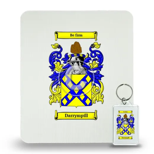 Darrympill Mouse Pad and Keychain Combo Package
