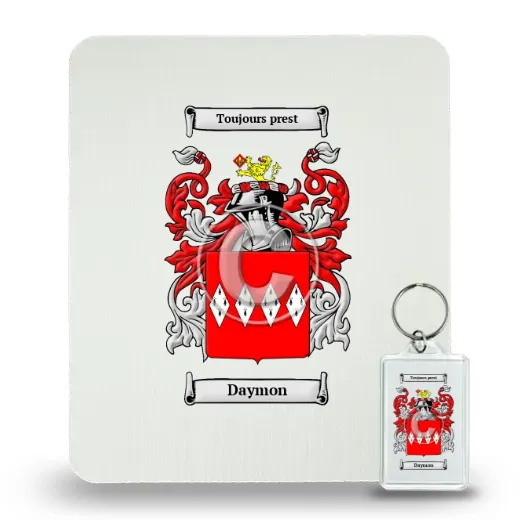 Daymon Mouse Pad and Keychain Combo Package