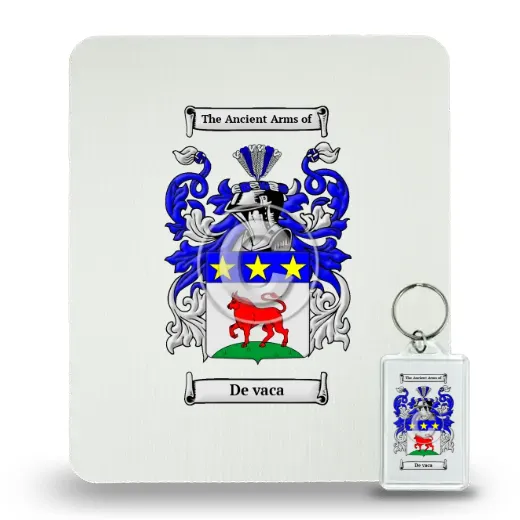 De vaca Mouse Pad and Keychain Combo Package