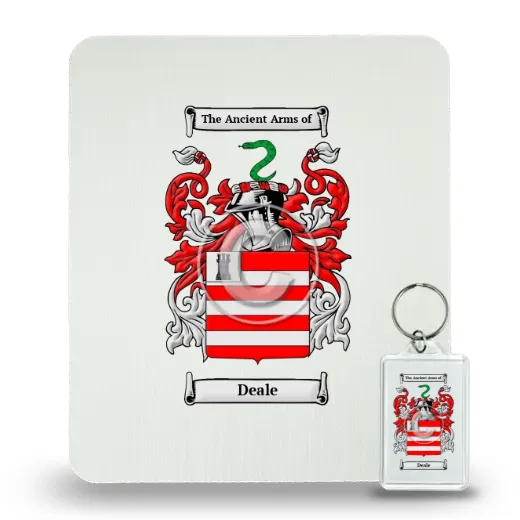 Deale Mouse Pad and Keychain Combo Package
