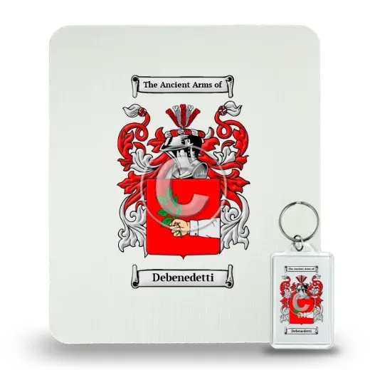 Debenedetti Mouse Pad and Keychain Combo Package