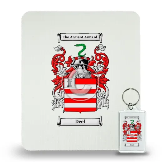 Deel Mouse Pad and Keychain Combo Package