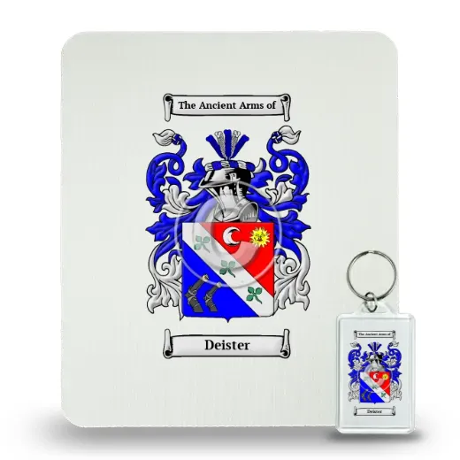 Deister Mouse Pad and Keychain Combo Package
