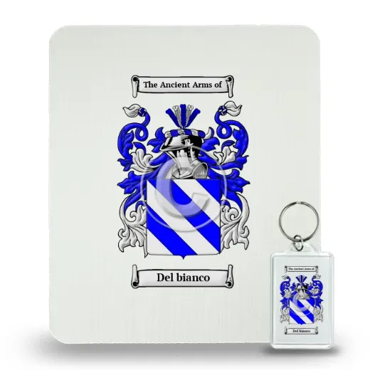 Del bianco Mouse Pad and Keychain Combo Package