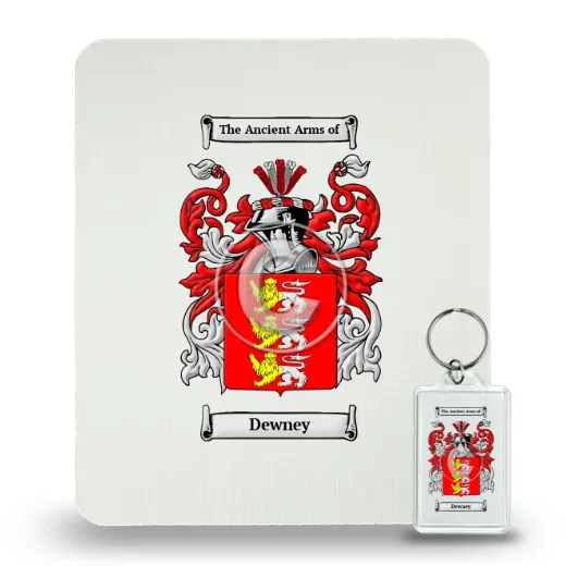 Dewney Mouse Pad and Keychain Combo Package