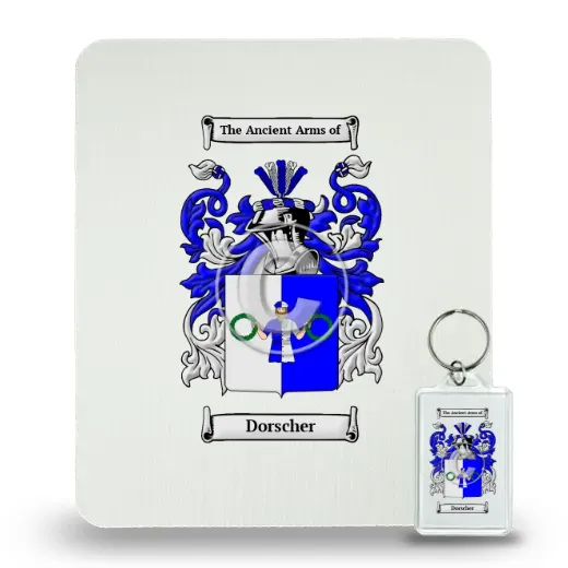Dorscher Mouse Pad and Keychain Combo Package