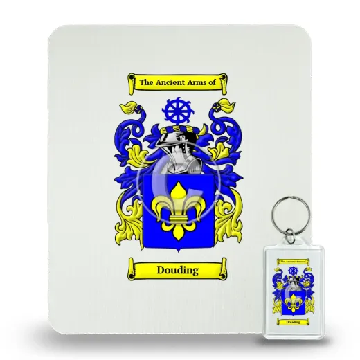Douding Mouse Pad and Keychain Combo Package