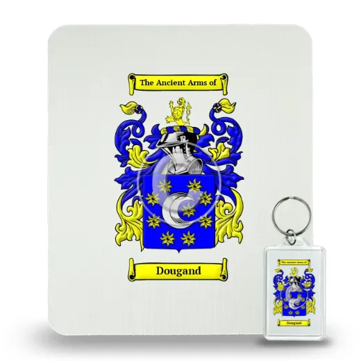 Dougand Mouse Pad and Keychain Combo Package