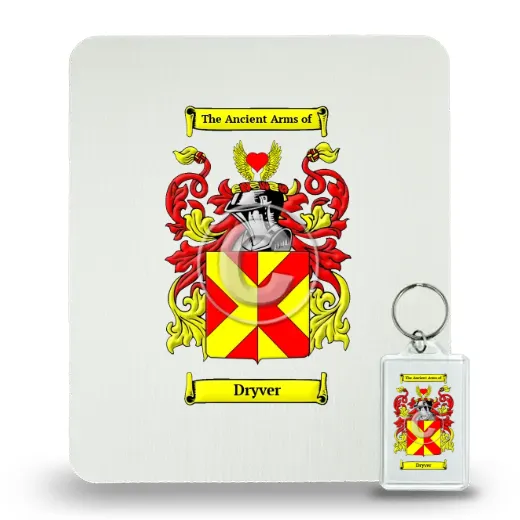 Dryver Mouse Pad and Keychain Combo Package