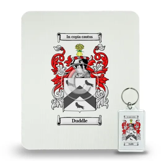 Duddle Mouse Pad and Keychain Combo Package