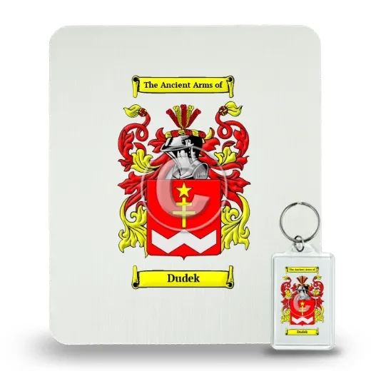 Dudek Mouse Pad and Keychain Combo Package