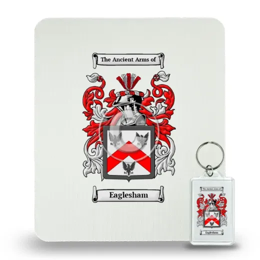 Eaglesham Mouse Pad and Keychain Combo Package
