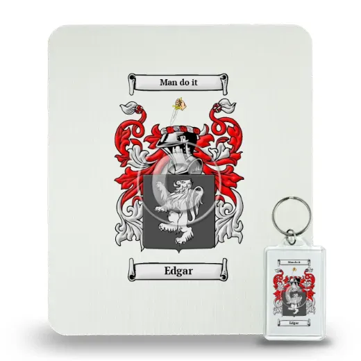 Edgar Mouse Pad and Keychain Combo Package