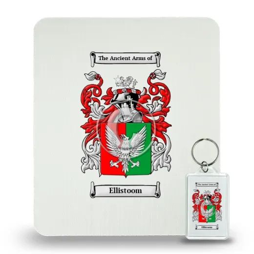 Ellistoom Mouse Pad and Keychain Combo Package