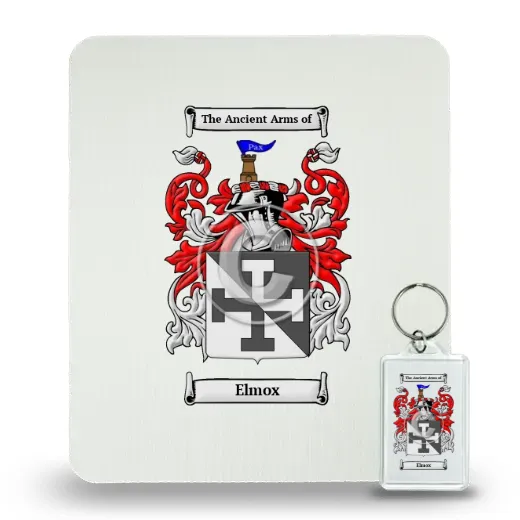 Elmox Mouse Pad and Keychain Combo Package