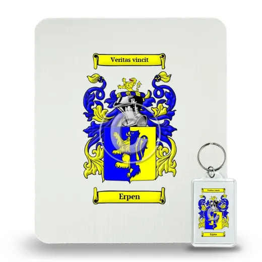 Erpen Mouse Pad and Keychain Combo Package