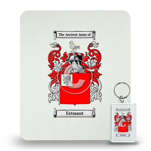 Estmant Mouse Pad and Keychain Combo Package