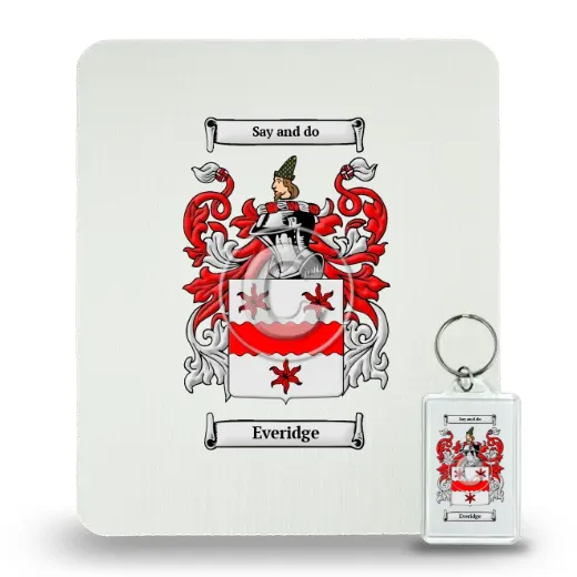 Everidge Mouse Pad and Keychain Combo Package