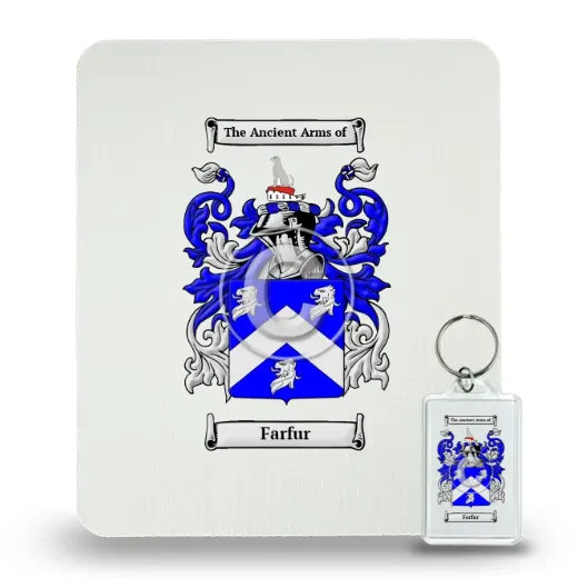 Farfur Mouse Pad and Keychain Combo Package