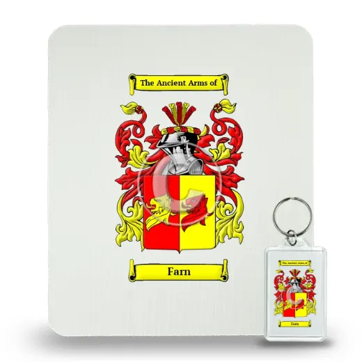 Farn Mouse Pad and Keychain Combo Package