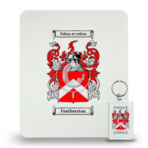 Featherston Mouse Pad and Keychain Combo Package