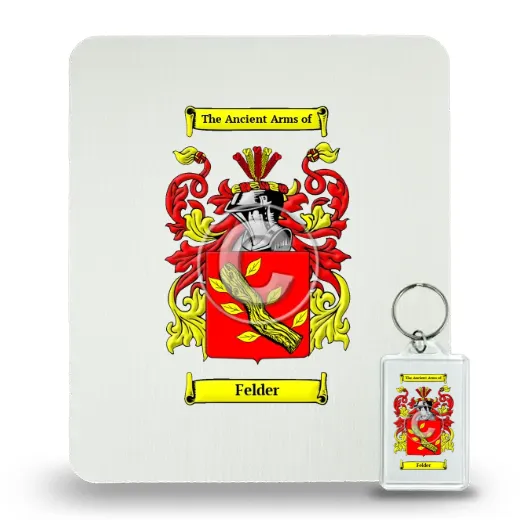 Felder Mouse Pad and Keychain Combo Package