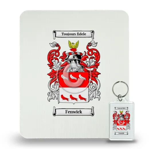 Fenwick Mouse Pad and Keychain Combo Package