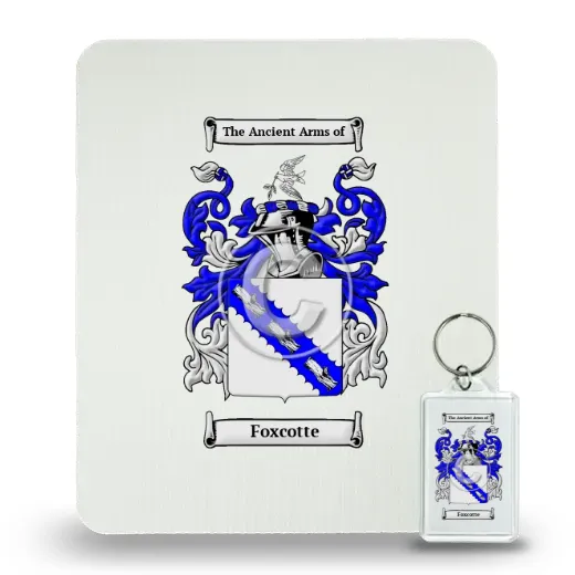 Foxcotte Mouse Pad and Keychain Combo Package