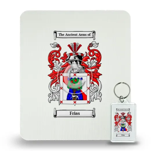 Frias Mouse Pad and Keychain Combo Package