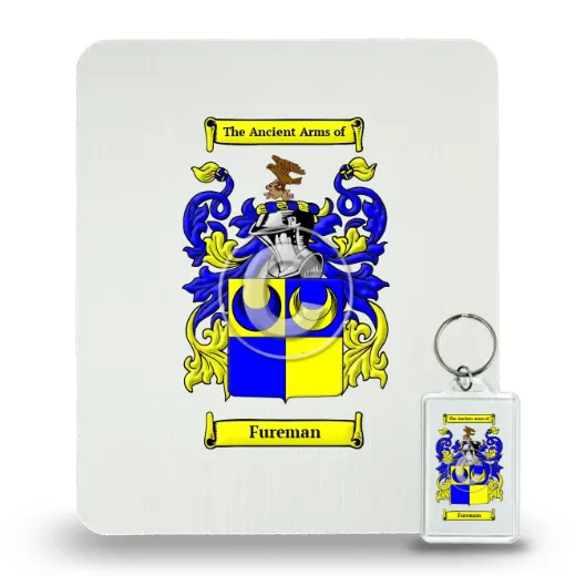 Fureman Mouse Pad and Keychain Combo Package