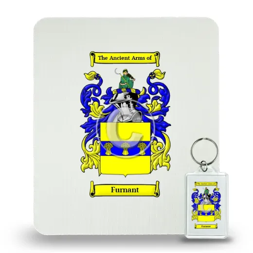 Furnant Mouse Pad and Keychain Combo Package