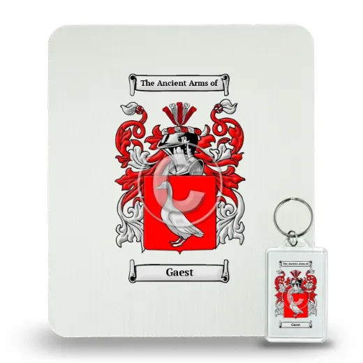 Gaest Mouse Pad and Keychain Combo Package