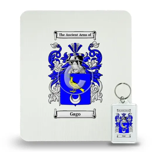 Gago Mouse Pad and Keychain Combo Package
