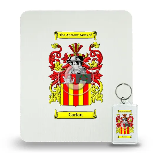 Garlan Mouse Pad and Keychain Combo Package