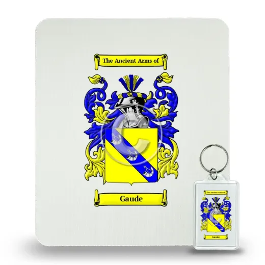 Gaude Mouse Pad and Keychain Combo Package