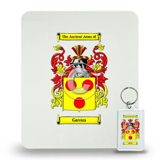 Gavan Mouse Pad and Keychain Combo Package