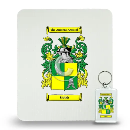 Gebb Mouse Pad and Keychain Combo Package