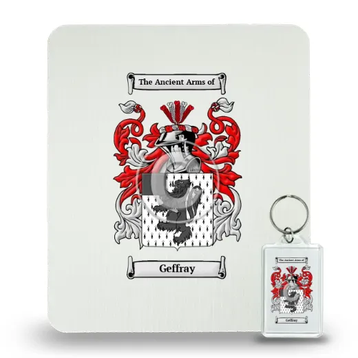 Geffray Mouse Pad and Keychain Combo Package