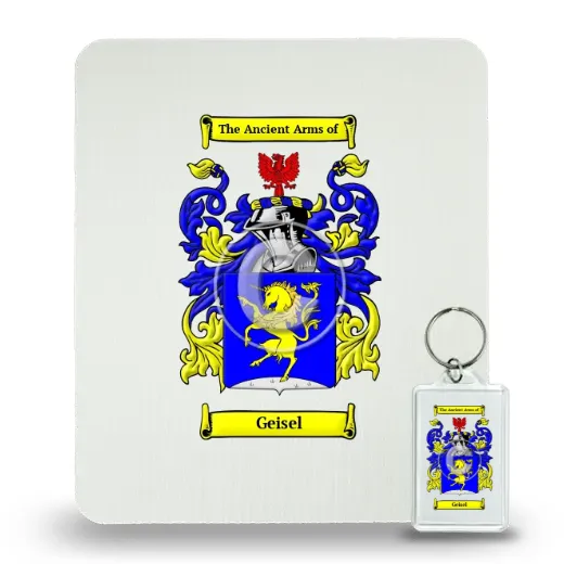 Geisel Mouse Pad and Keychain Combo Package