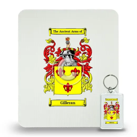 Gilleran Mouse Pad and Keychain Combo Package
