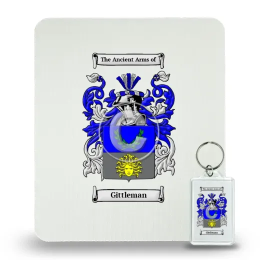 Gittleman Mouse Pad and Keychain Combo Package
